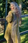 Womens, Tundra Kantha Duster, reversible, handmade from 100% cotton recycled Vintage fabrics, in Karru