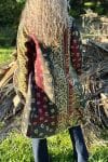 Womens, Tundra Kantha Duster, reversible, handmade from 100% cotton recycled Vintage fabrics, in Talara