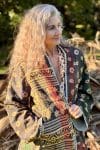 Womens, Tundra Kantha Duster, reversible, handmade from 100% cotton recycled Vintage fabrics, in Talara