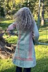 Womens, Tundra Kantha Duster, reversible, handmade from 100% cotton recycled Vintage fabrics, in Talara