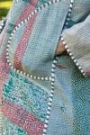 Womens, Tundra Kantha Duster, reversible, handmade from 100% cotton recycled Vintage fabrics, in Talara