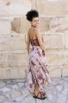 Womens, Coco Skirt In Roshan and Sita Tunic in Rustic Red. 100% cotton, hand block print.