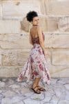 Womens, Coco Skirt In Roshan and Sita Tunic in Rustic Red. 100% cotton, hand block print.