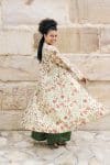 Womens, Tula Coat in Rumi, Avanna Pants in Juniper and Sita Tunic in Celeste. 100% cotton, hand block print.