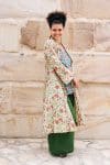 Womens, Tula Coat in Rumi, Avanna Pants in Juniper and Sita Tunic in Celeste. 100% cotton, hand block print.