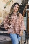 Womens, Vintage Sari Amira blouse - silk - classic neutral - Indah