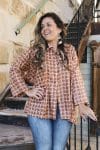 Womens, Vintage Sari Amira blouse - silk - classic neutral - Indah