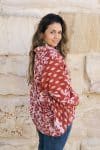 Womens, Vintage Sari Amira blouse - cotton - 70's island style - Kauai