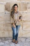Womens, Vintage Sari Amira blouse - silk - earth tones - Nala