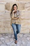 Womens, Vintage Sari Amira blouse - silk - earth tones - Nala