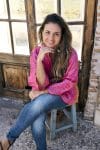 Womens, Vintage Sari Amira blouse - silk - hot pink - Alegra