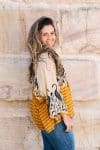 Womens, Vintage Sari Amira blouse - wool/silk - Birds - Hazel