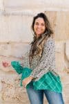 Womens, Vintage Sari Amira blouse - wool/silk - Maldives