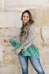 Womens, Vintage Sari Amira blouse - wool/silk - Maldives