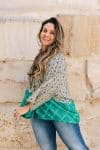 Womens, Vintage Sari Amira blouse - wool/silk - Maldives
