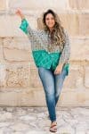 Womens, Vintage Sari Amira blouse - wool/silk - Maldives