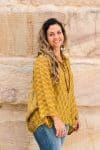 Womens, Vintage Sari Amira blouse - wool/silk - Sunny yellow - Solar