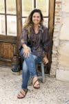 Womens, Vintage Sari Amira blouse - wool/silk - Luna