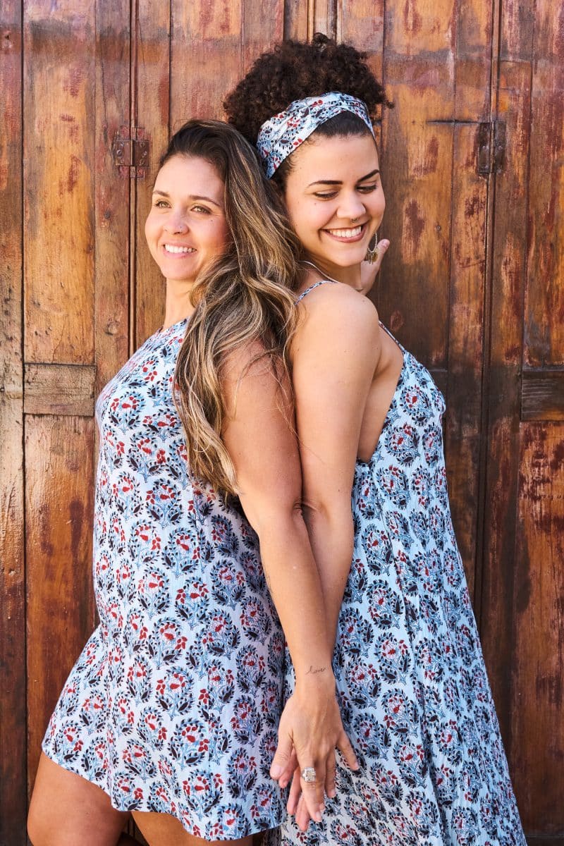 Womens, Aveline and Tivoli, 100% Cotton, hand block print. Saphira