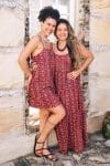 Womens, Sabine and Peggy, 100% Cotton, hand block print. Tavira