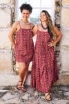 Womens, Sabine and Peggy, 100% Cotton, hand block print. Tavira