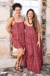 Womens, Sabine and Peggy, 100% Cotton, hand block print. Tavira