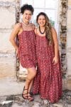 Womens, Sabine and Peggy, 100% Cotton, hand block print. Tavira