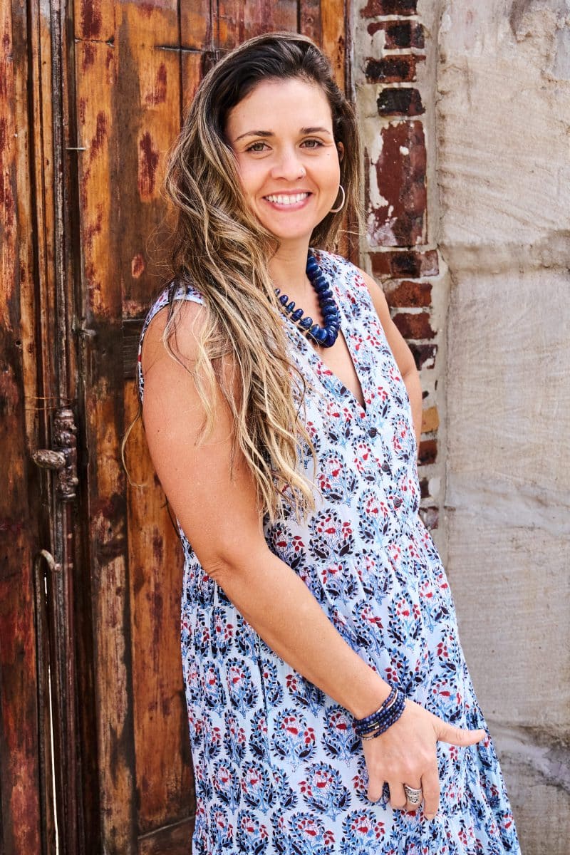 Womens, midi, Jhali Dress, sleeveless, 100% Cotton, hand block print. Saphire Blue - Saphira