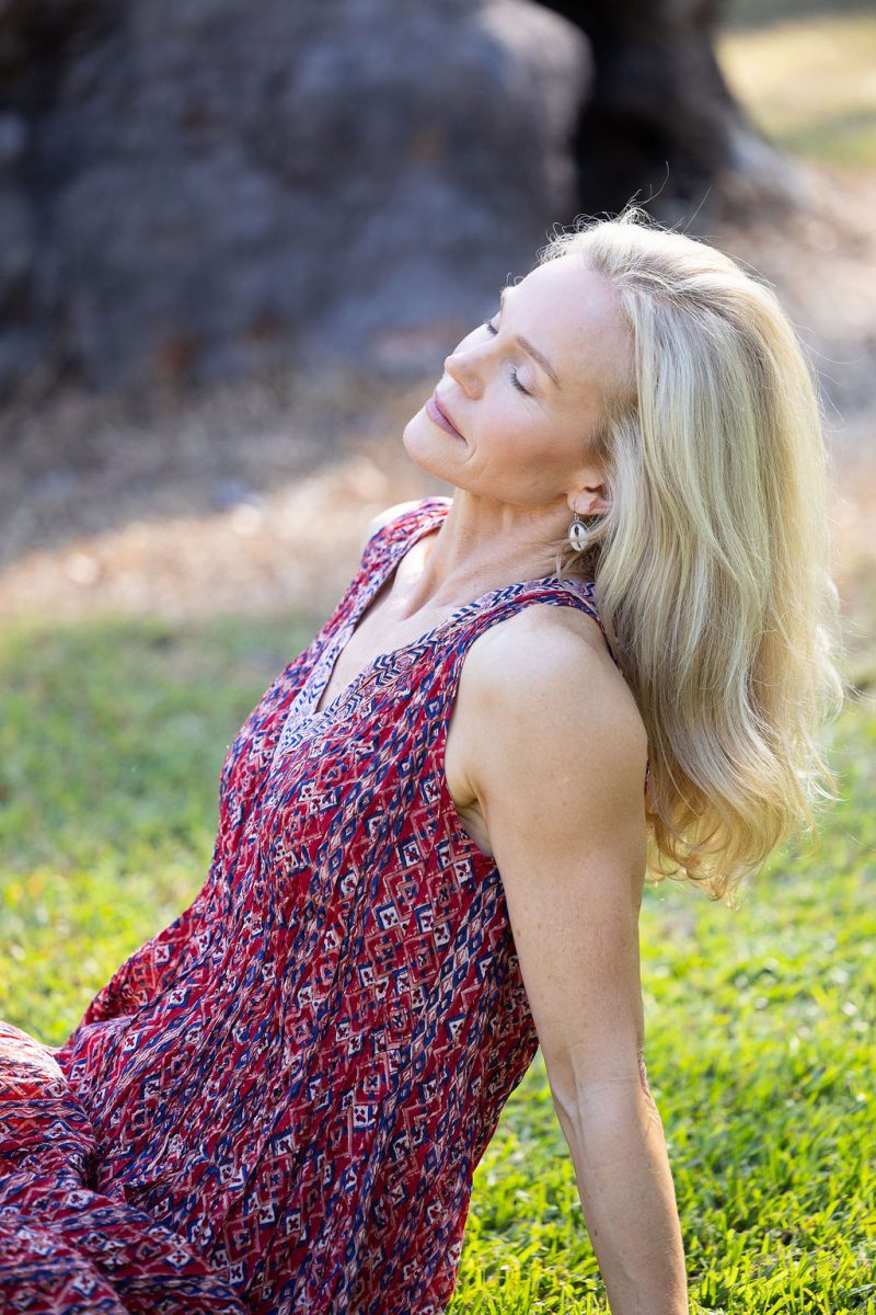 Womens, midi, Mevlana Dress, sleeveless, 100% Cotton, hand block print. Aztec Red - Tavira