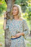 Womens, Matilde Blouse. 100% cotton, hand block print. Petite floral - Mirabel - Heirloom Collection