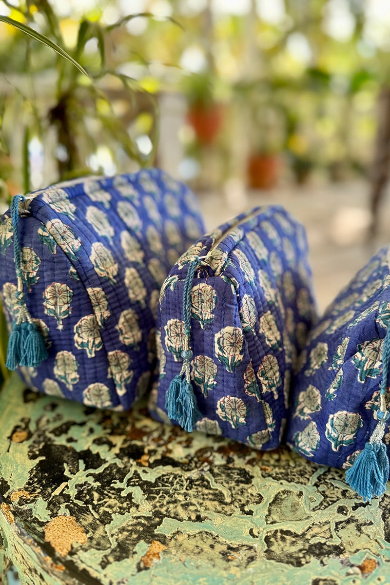 Home - Living - Wash Bag - Bluebell