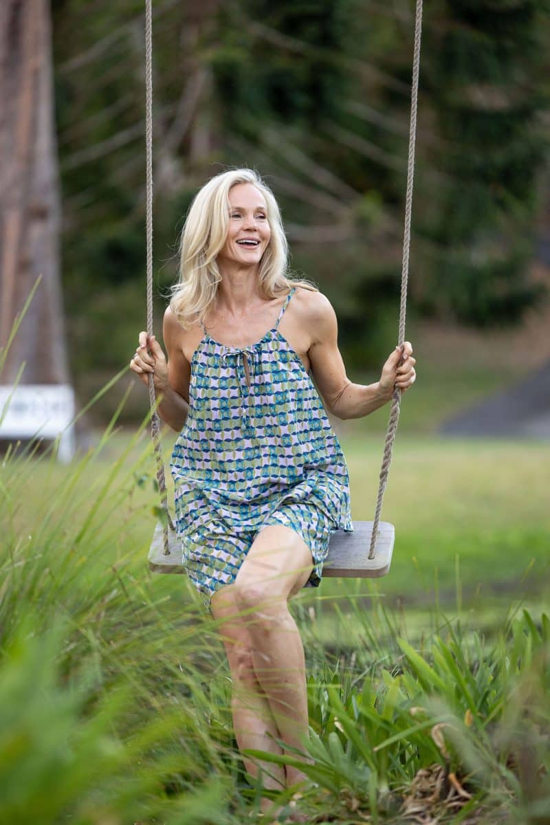 Womens,Luma Set, Shorts and Top. 100% cotton, hand block print. In Soft geometry - Liora print.