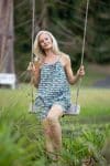 Womens,Luma Set, Shorts and Top. 100% cotton, hand block print. In Soft geometry - Liora print.