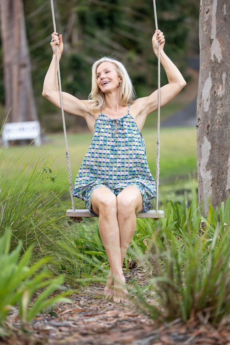 Womens,Luma Set, Shorts and Top. 100% cotton, hand block print. In Soft geometry - Liora print.