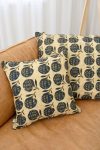 Home Living, Cushion Covers, 50x50cm & 65x65cm, 100% cotton, hand block print. Natural dye, figs on sepia - Harvest.