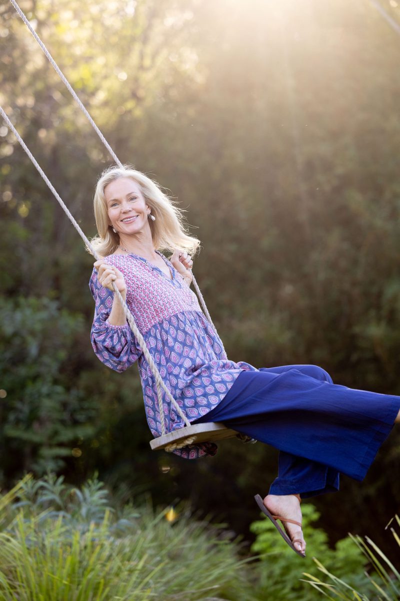 Womens, mini or blouse, with sleeves, 100% Cotton, hand block print. In Lavender Pink - Anjali print.
