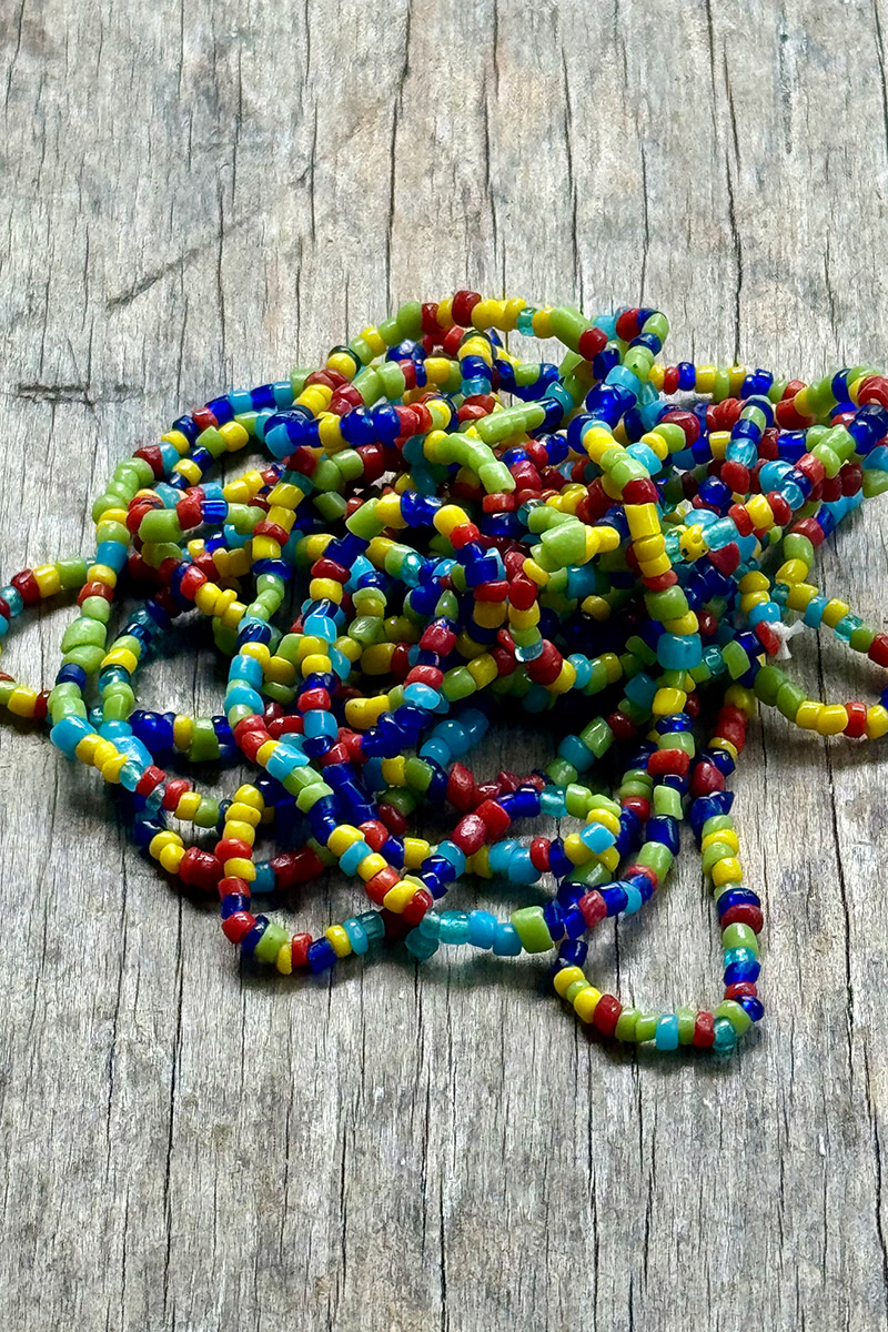 Colourful beaded necklace or bracelet